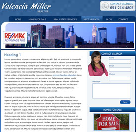 Valencier Miller - Design and WordPress Build